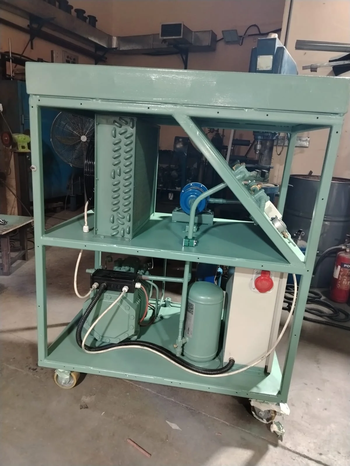 Completed refrigerant recovery unit testing